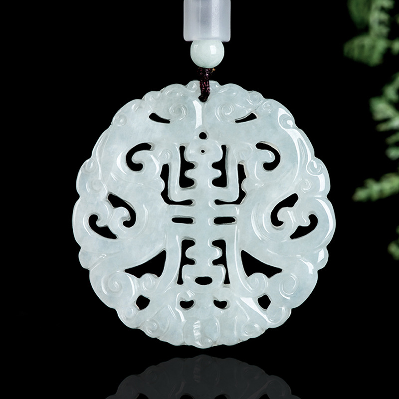 Jewelry & Watches Sp Z Oo Janów Lubelski - Burmese Jadeite Dragon Pendant Necklace Vintage