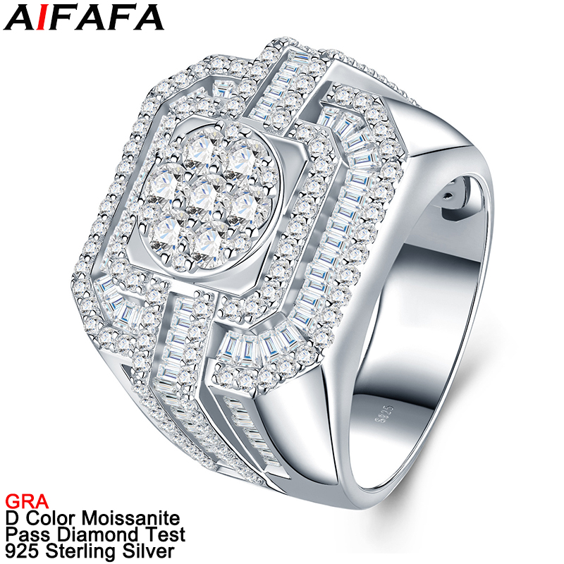 Moissanite Ring - D Color VVS Full Moissanite Diamond