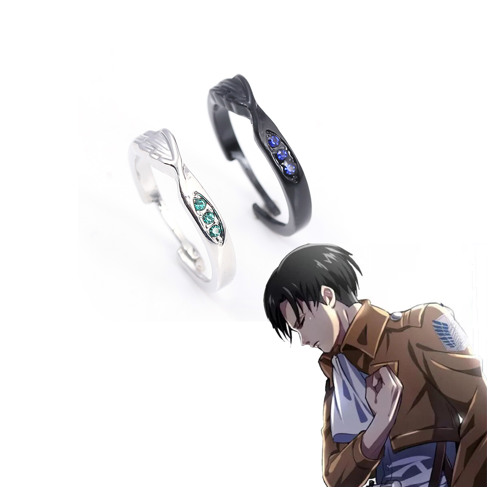 Anime Attack On Titan Rings An - Levi Jewelry & Watches Inc recension och pris