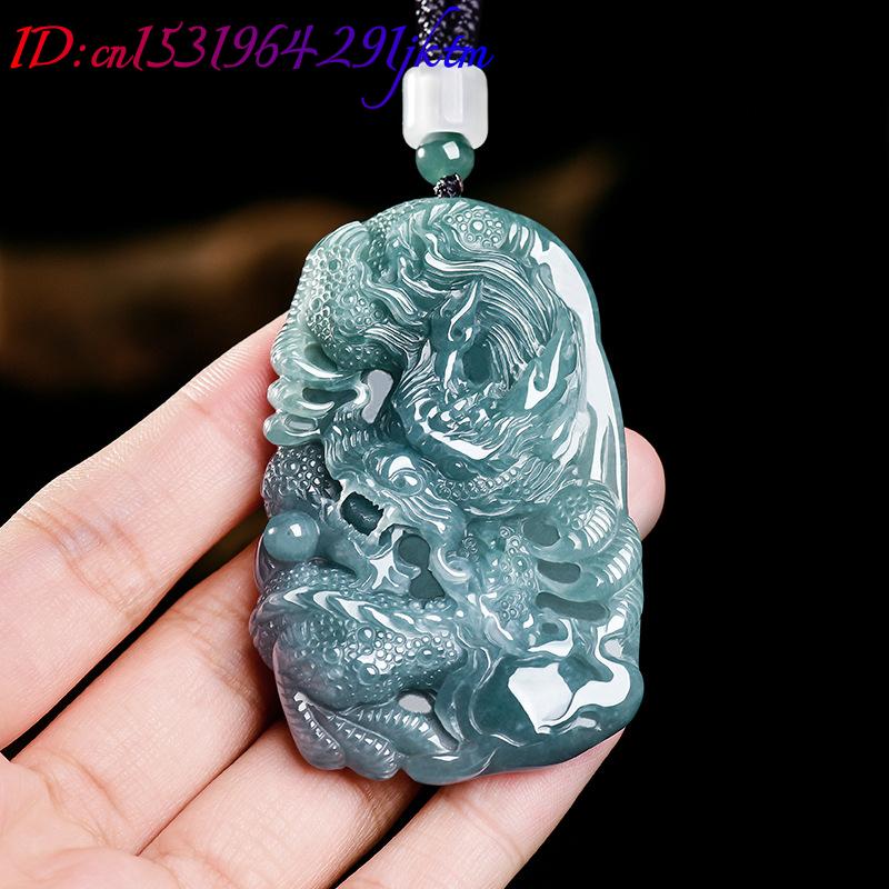 Natural Burmese Jadeite Dragon - Jewelry & Watches Sp Z Oo Janów Lubelski recension och pris