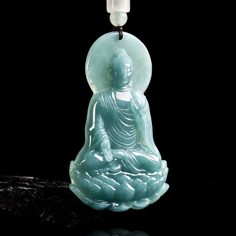 Natural Burmese Jadeite Buddha - Jewelry & Watches Sp Z Oo Janów Lubelski recension och pris