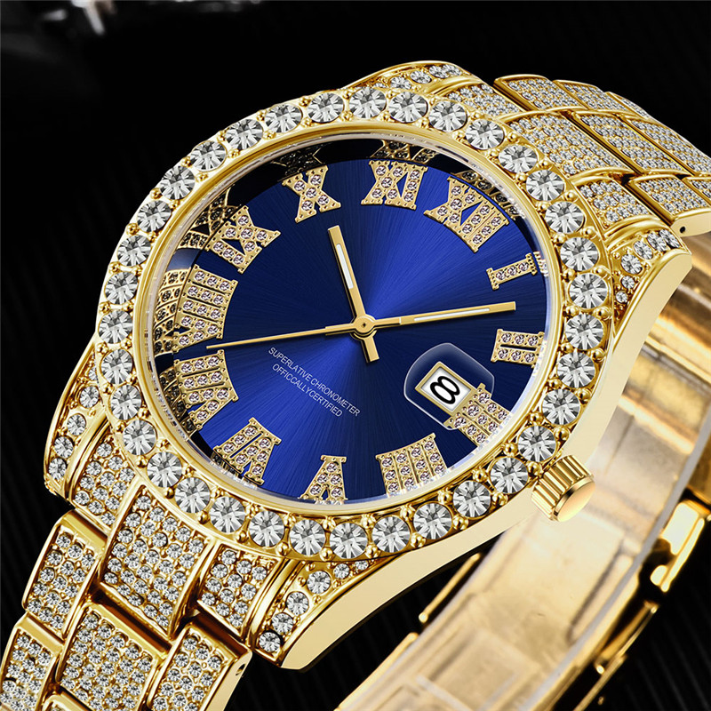 Cool Diamond Watches For Men H - Jewelry Inspired Watches recension och pris