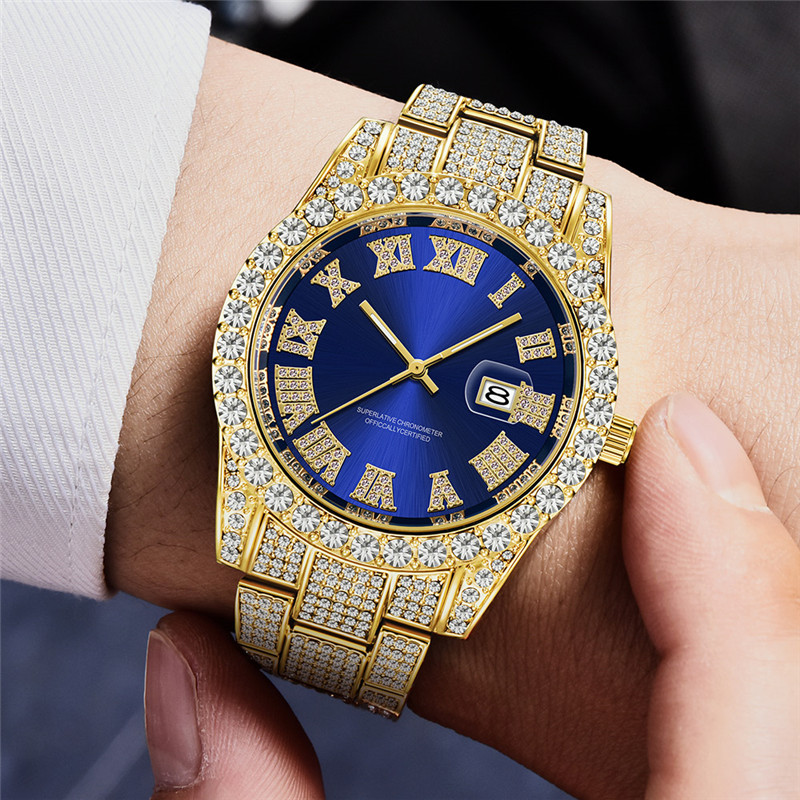 Cool Diamond Watches For Men H - Jewelry Inspired Watches recension och pris