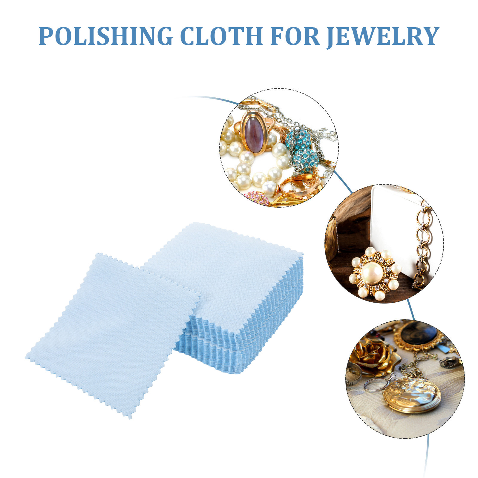 2pcs Silver Polishing Cloth 8X - Jewelry Watch recension och pris