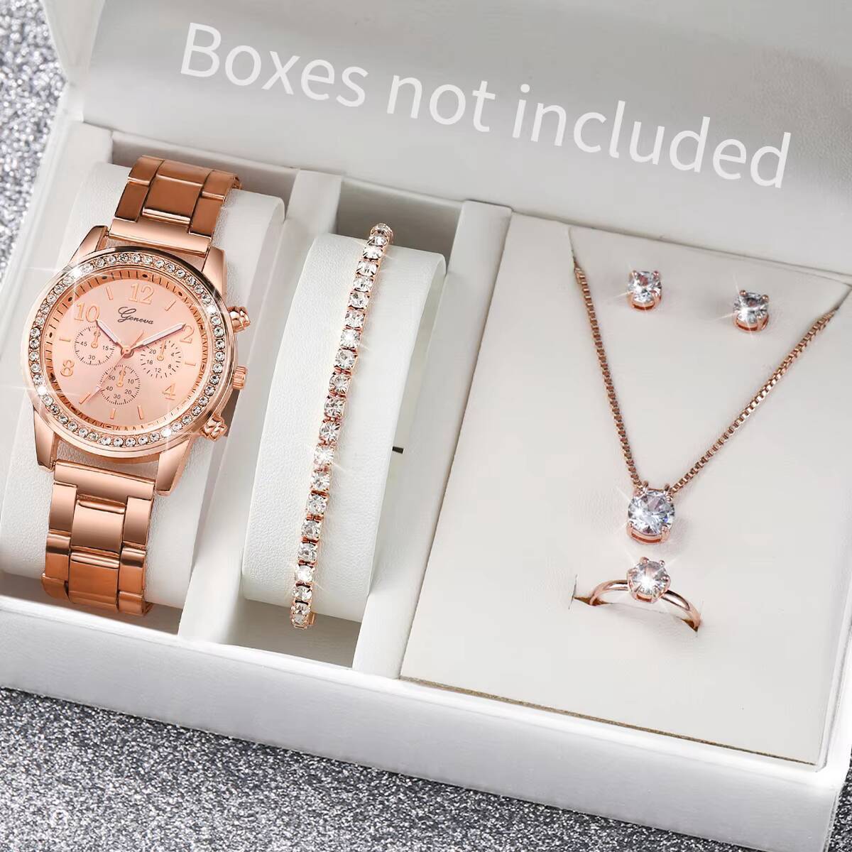 6PCS/Set Fashion Rhinestone Wo - Jewelry Watch Making recension och pris