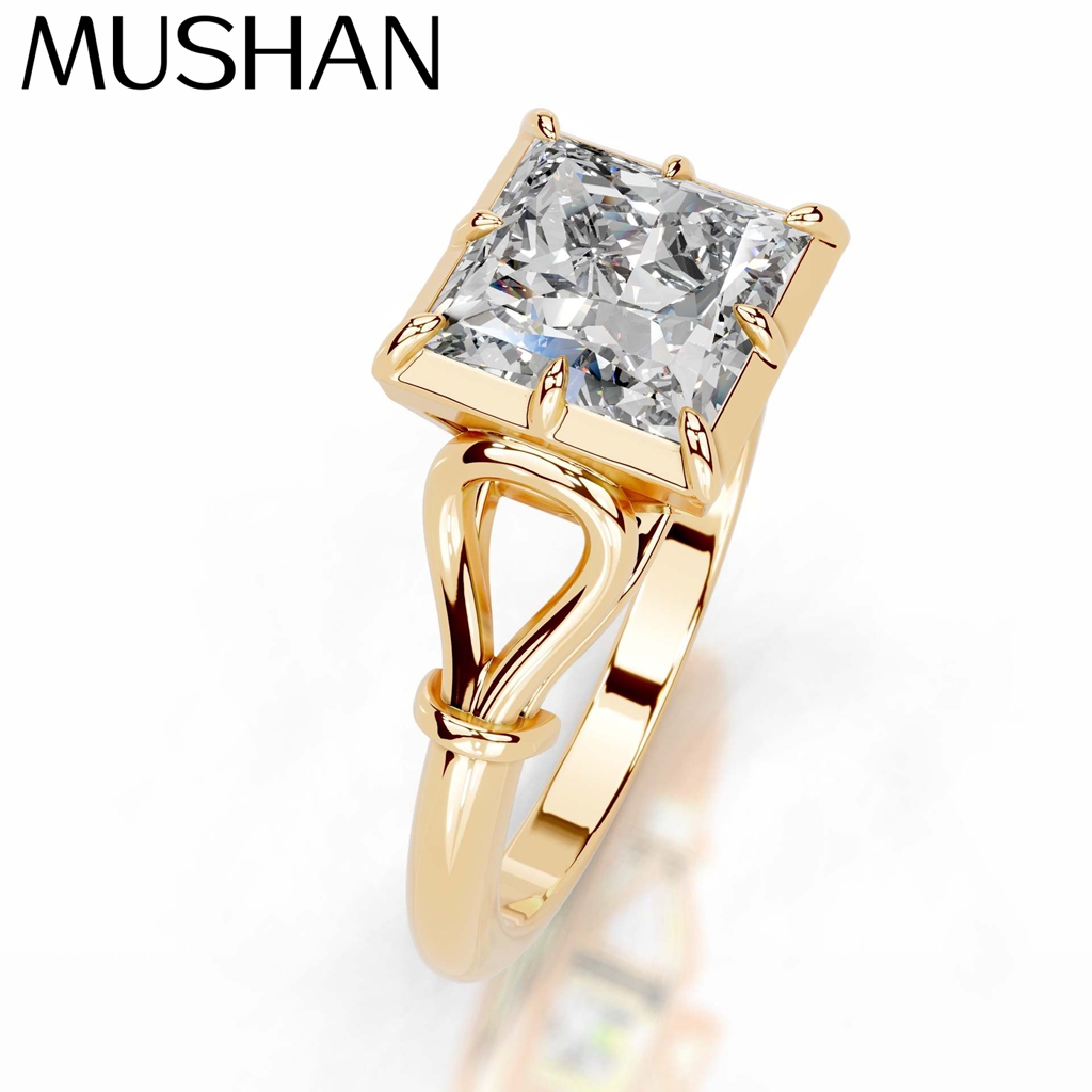 MUSHAN Custom Jewelry 925 Ster - Moissanite Ring recension och pris