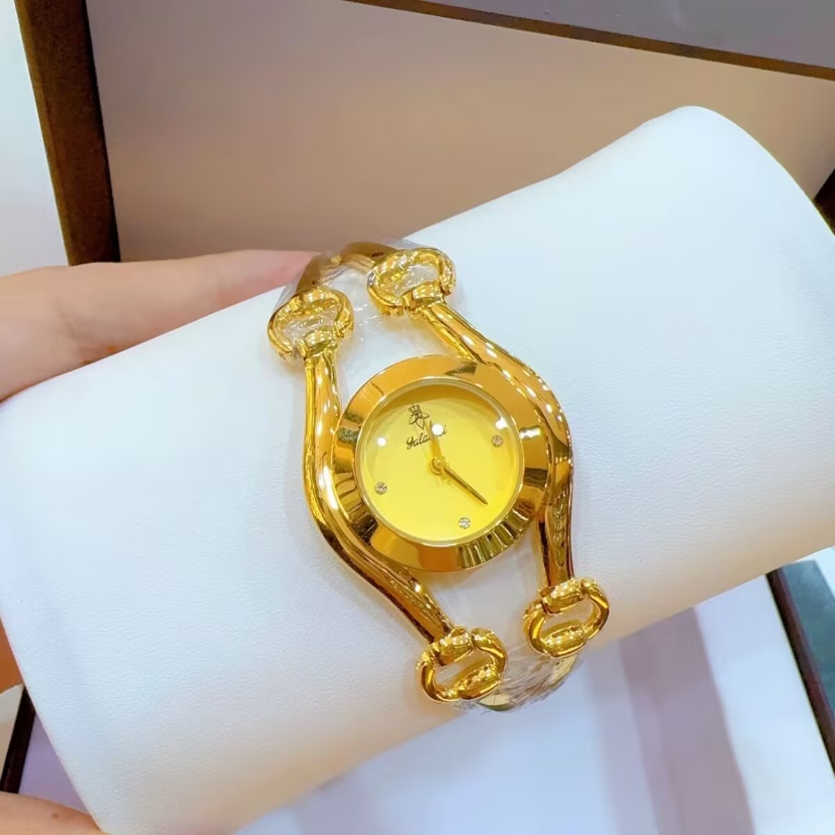New French Dubai 24K Gold Plat - Jewelry Watch recension och pris