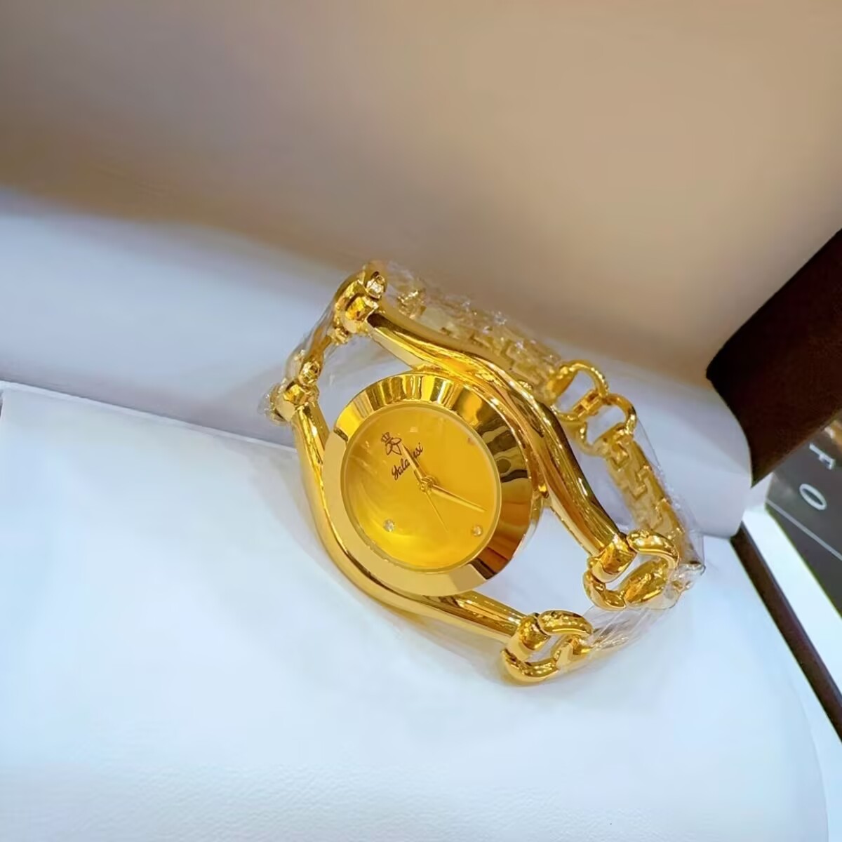 New French Dubai 24K Gold Plat - Jewelry Watch recension och pris