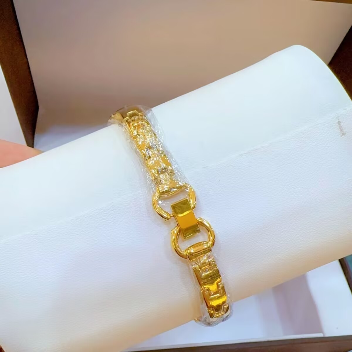 New French Dubai 24K Gold Plat - Jewelry Watch recension och pris