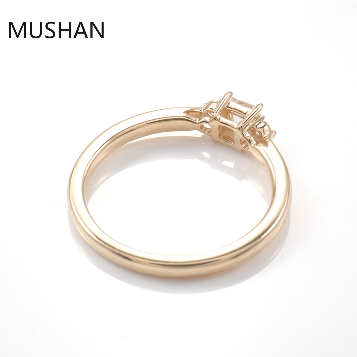 MUSHAN Luxury Custom 14K 18K G - Moissanite Ring recension och pris