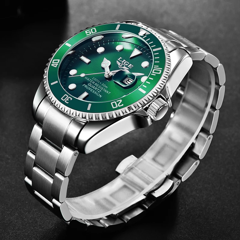 LIGE Top Brand Luxury Fashion  - Jewelry Inspired Watches recension och pris