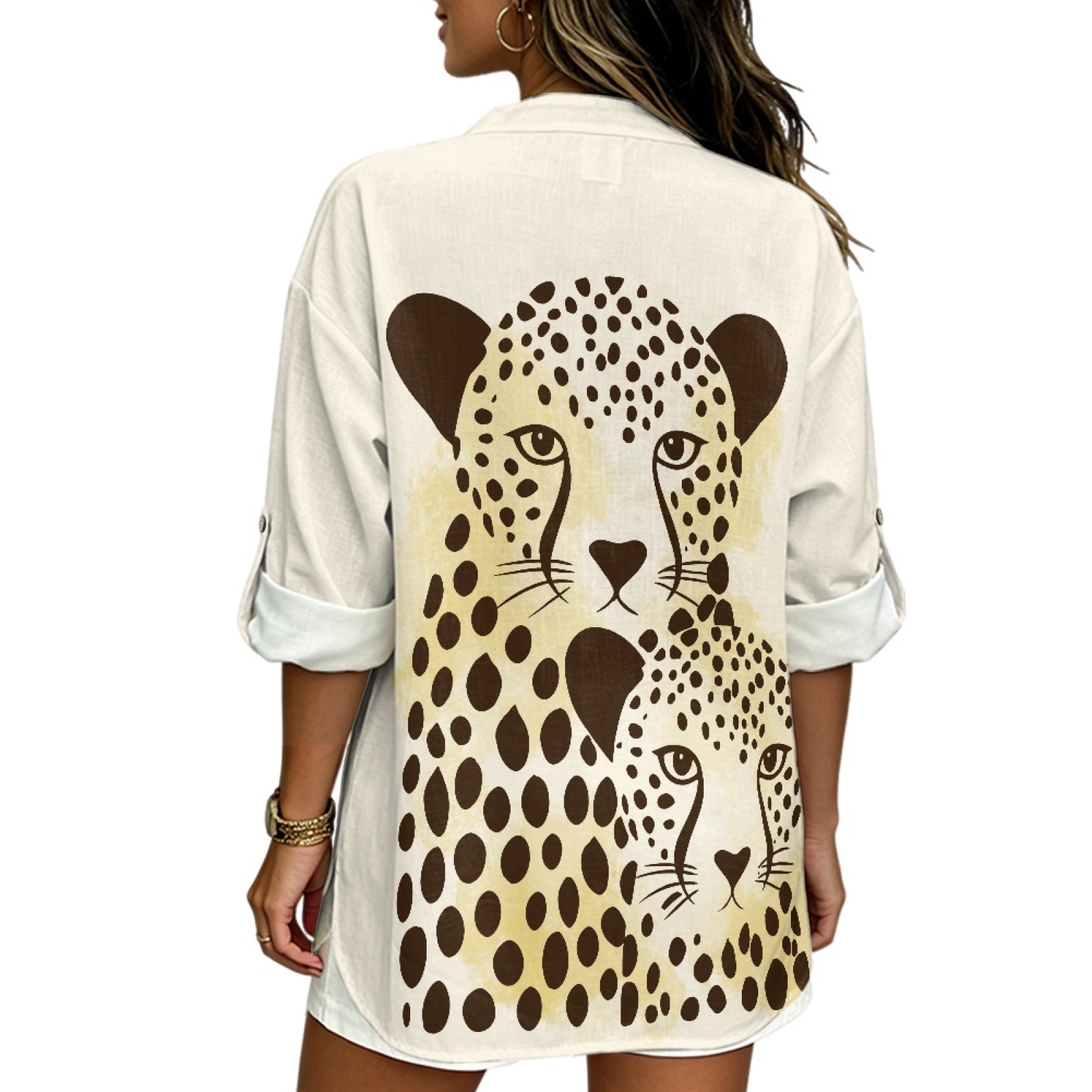 PENSTROLL Leopard Print Linen  - S&S Watches & Jewelry Ho Chi Minh recension och pris