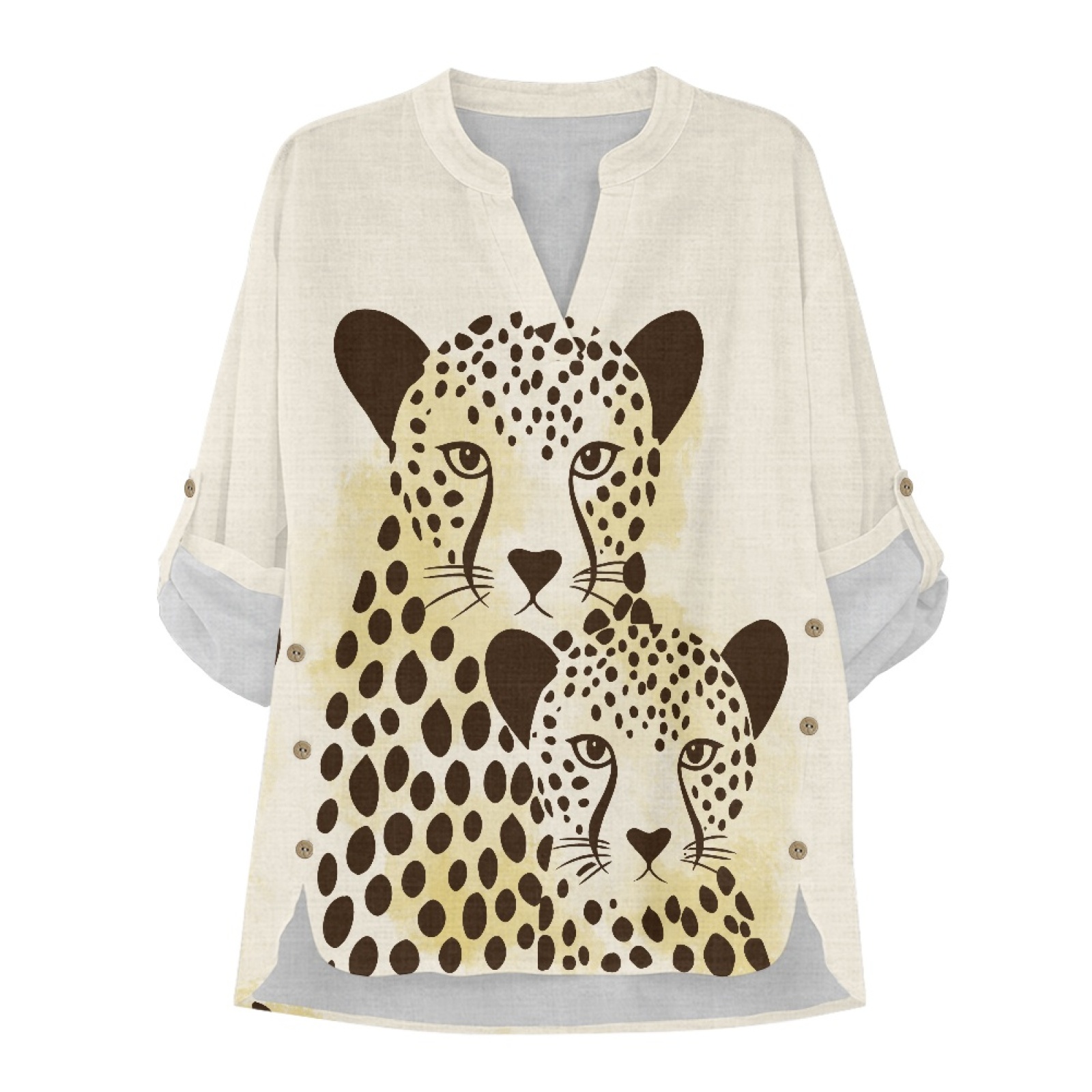 PENSTROLL Leopard Print Linen  - S&S Watches & Jewelry Ho Chi Minh recension och pris