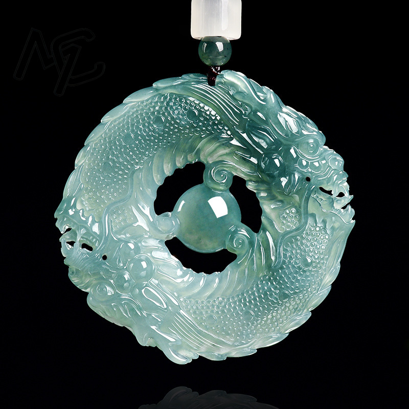 Natural Real Emerald Blue Wate - Jewelry & Watches Sp Z Oo Janów Lubelski recension och pris