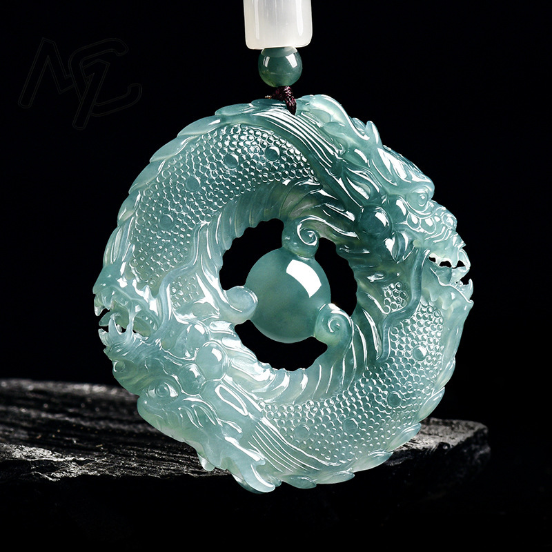 Natural Real Emerald Blue Wate - Jewelry & Watches Sp Z Oo Janów Lubelski recension och pris