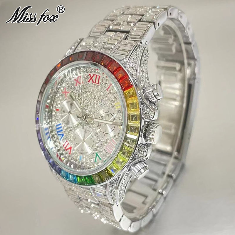 MISSFOX Luxury Iced Watch For  - Jewelry Inspired Watches recension och pris