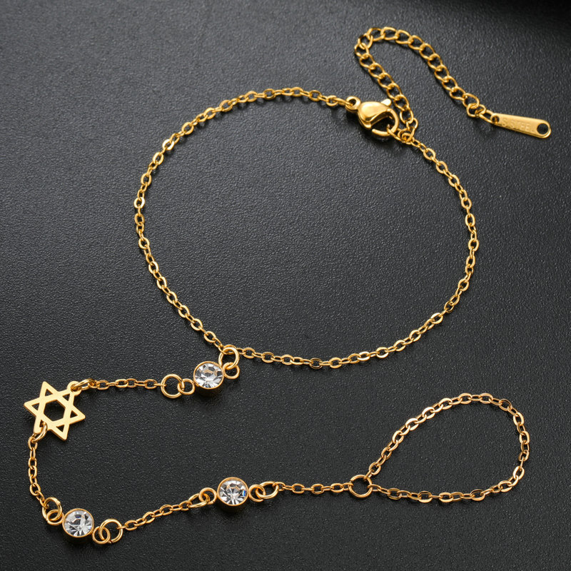 Jewish Star of David Hebrew Le - Jewelry & Watches Sp Z Oo Opinie recension och pris