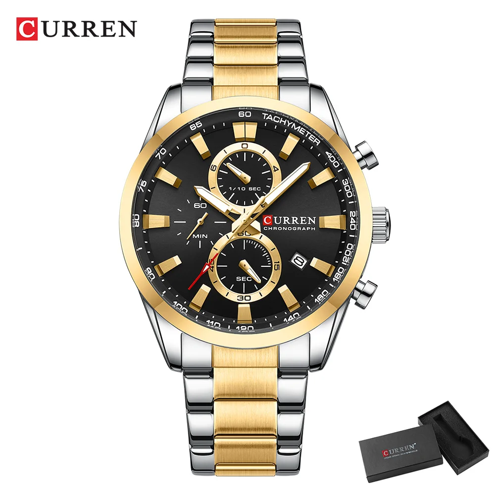 CURREN Casual Quartz Chrono Sp - Jewelry Watch recension och pris