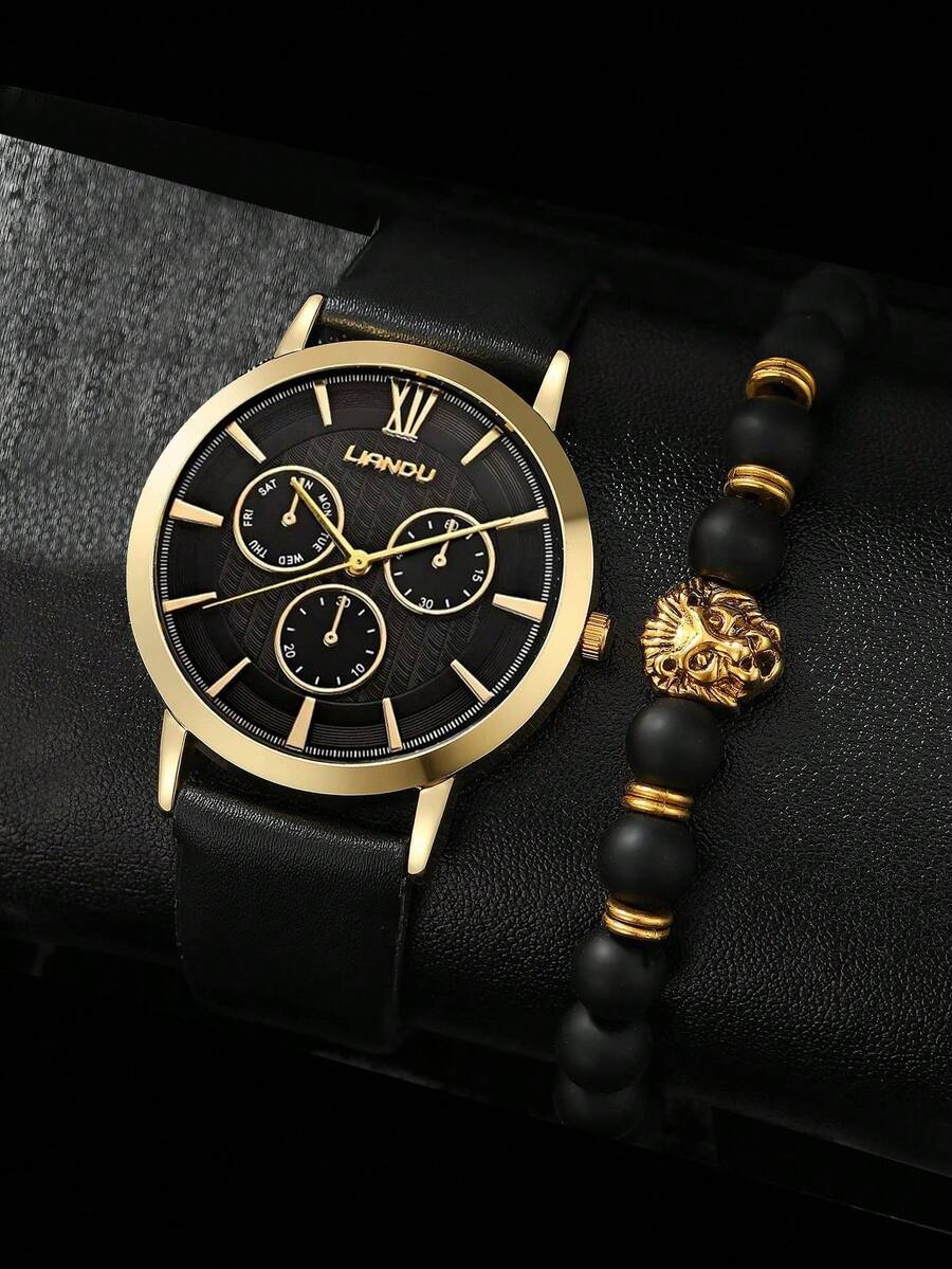 LIANDU LIANDU 1 Set Men's Fash - Jewelry Watch recension och pris