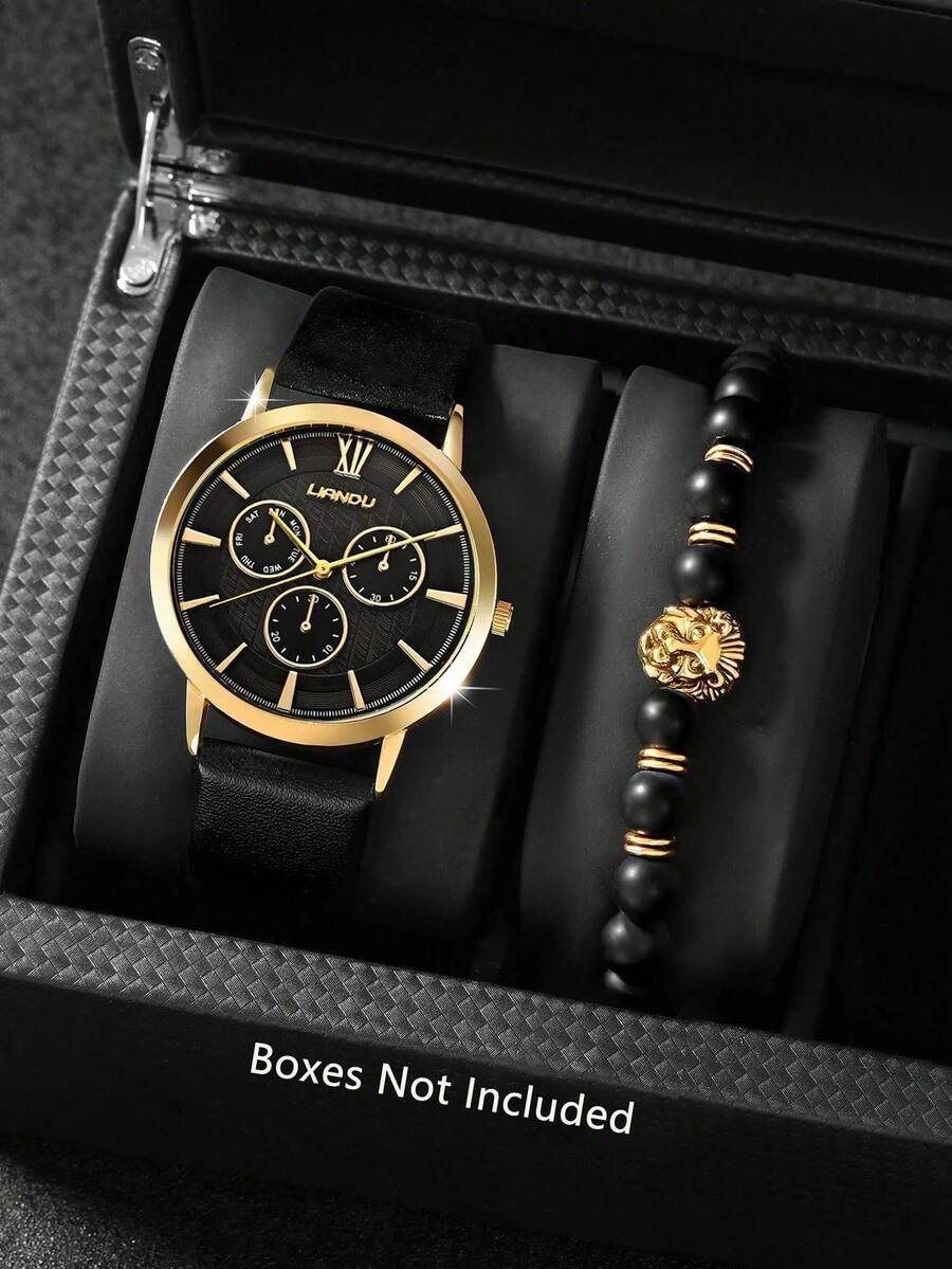 LIANDU LIANDU 1 Set Men's Fash - Jewelry Watch recension och pris
