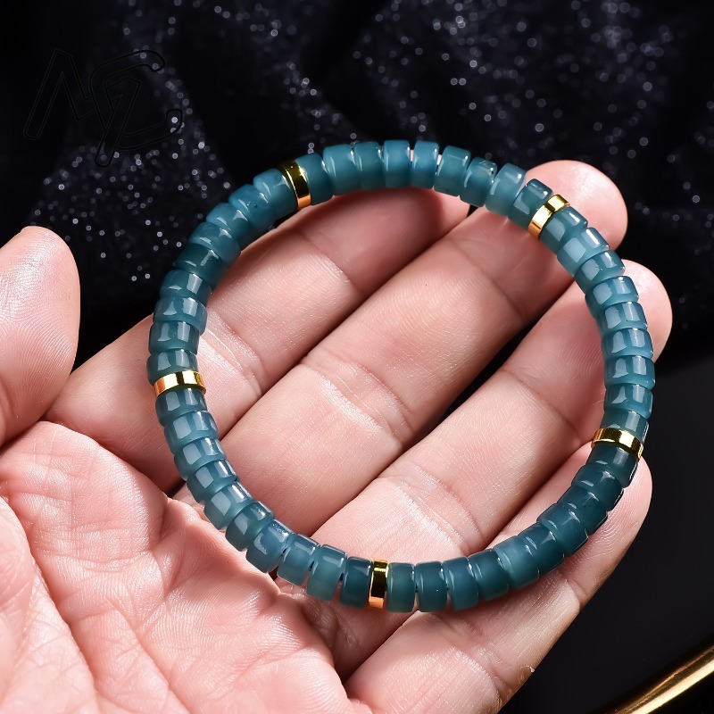 Natural Jadeite Blue Water Aba - Jewelry & Watches Sp Z Oo Janów Lubelski recension och pris