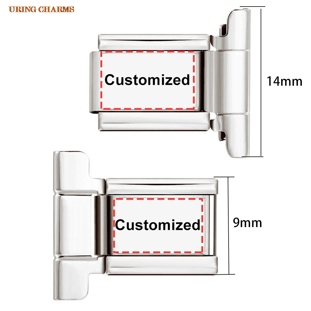 1 pair Picture Logo Customized - Jewelry Watch Making recension och pris