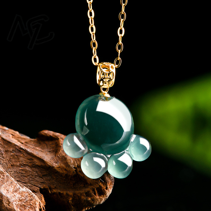 Natural Real Emerald Blue Wate - Jewelry & Watches Sp Z Oo Janów Lubelski recension och pris