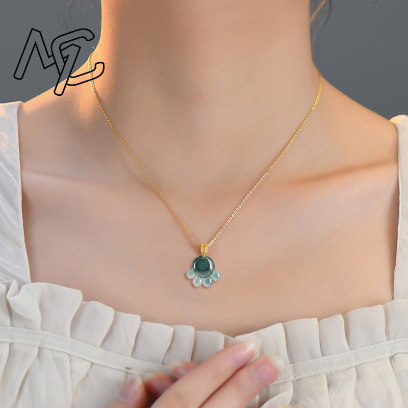 Natural Real Emerald Blue Wate - Jewelry & Watches Sp Z Oo Janów Lubelski recension och pris