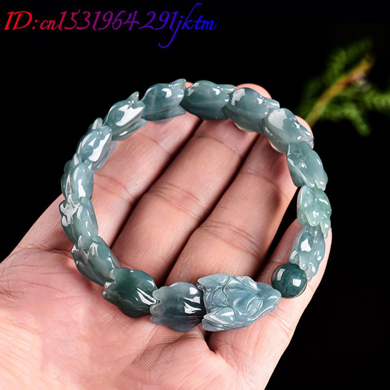 Blue Burmese Jadeite Dragon Br - Jewelry & Watches Sp Z Oo Janów Lubelski recension och pris