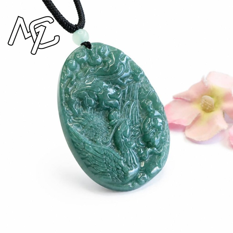Real Natural Emerald Jade Blue - Jewelry & Watches Sp Z Oo Janów Lubelski recension och pris