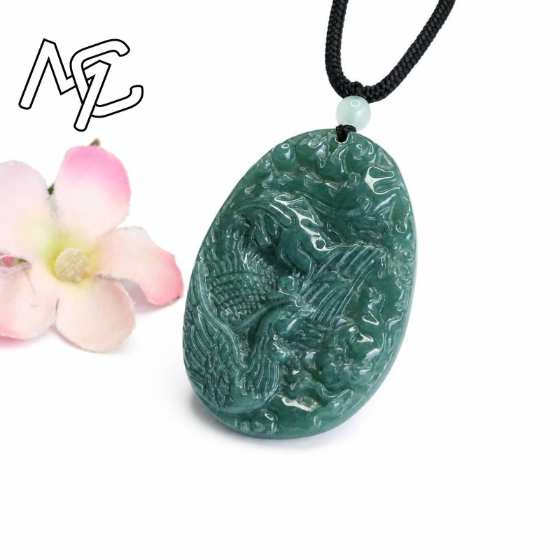 Real Natural Emerald Jade Blue - Jewelry & Watches Sp Z Oo Janów Lubelski recension och pris