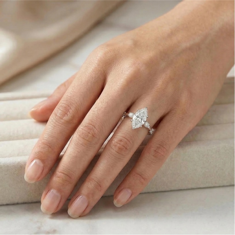 MUSHAN Custom Jewelry 925 Ster - Moissanite Ring recension och pris