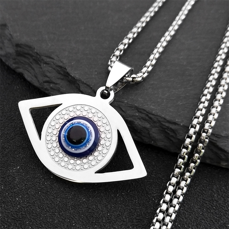 Islam Hamsa Evil Blue Eye Neck - Jewelry & Watches Sp Z Oo Janów Lubelski recension och pris