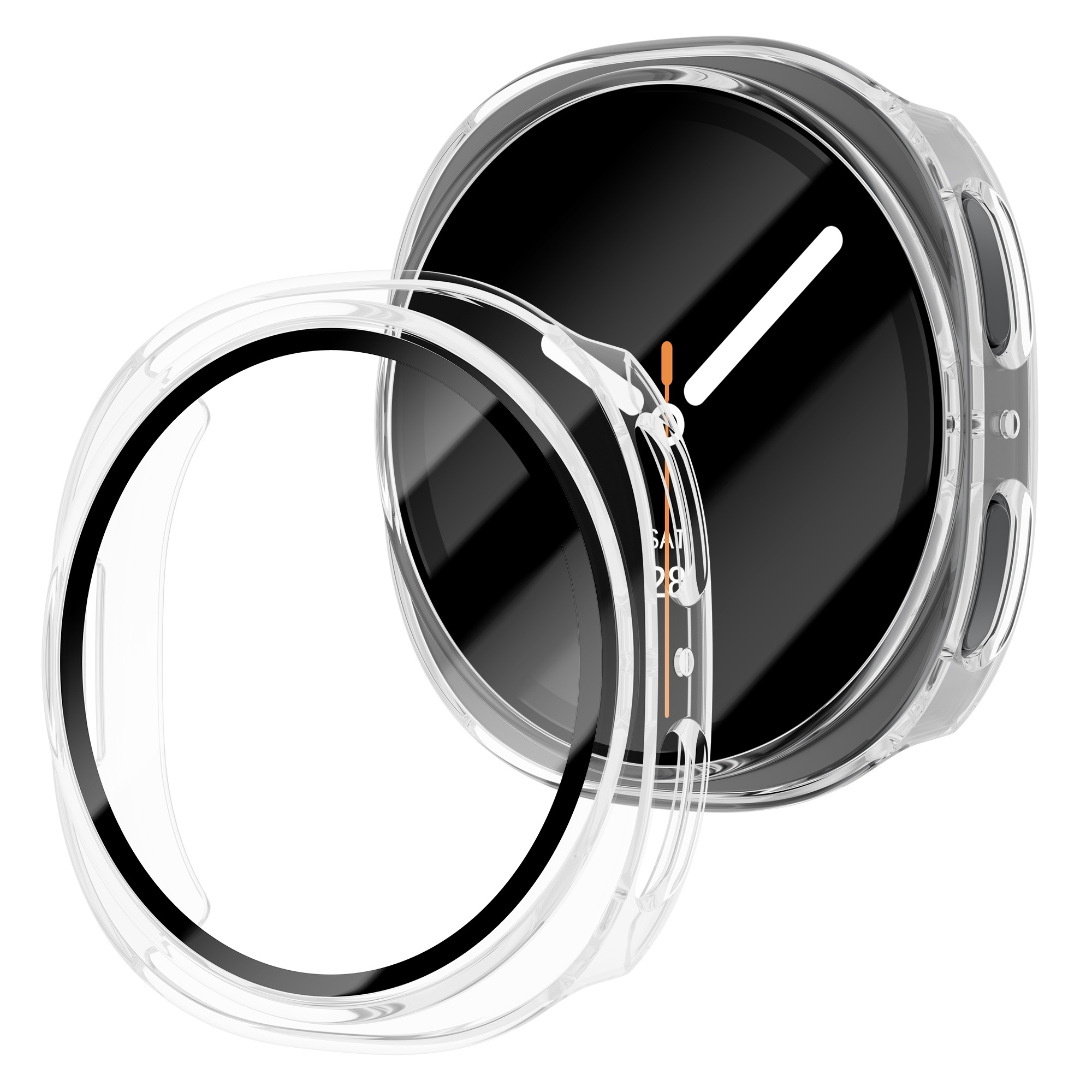 Tempered Glass+PC Case For Sam - Jewelry Smart Watches recension och pris