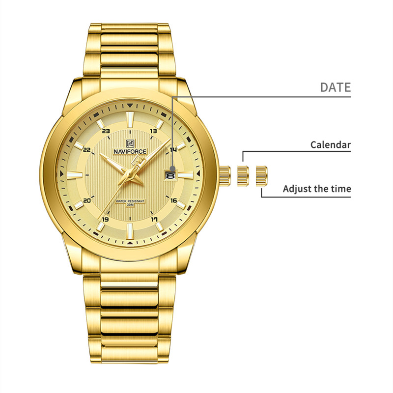 2024 Top Brand NAVIFORCE Mens  - Jewelry Inspired Watches recension och pris