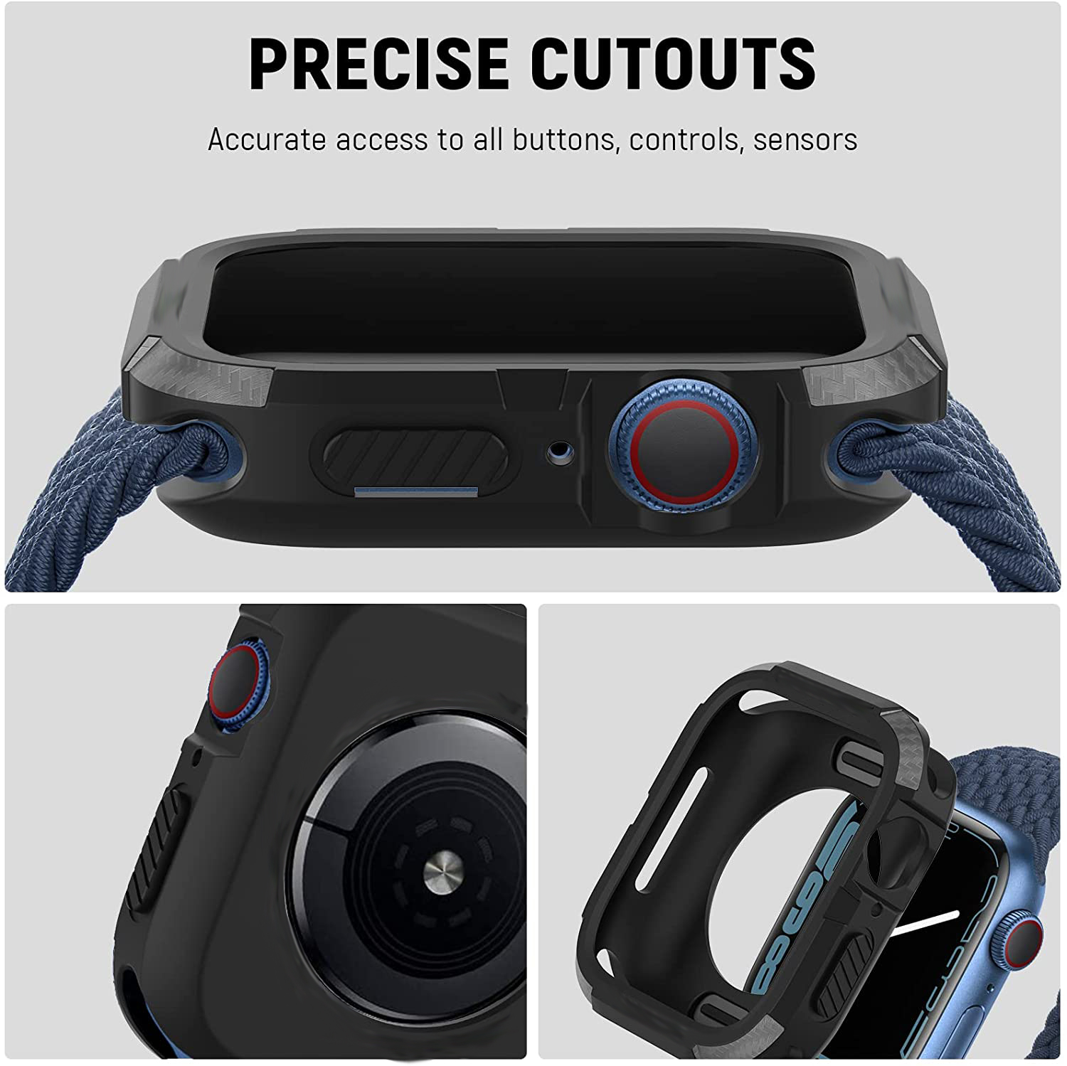 Rugged Cover for Apple Watch C - Jewelry Smart Watches recension och pris
